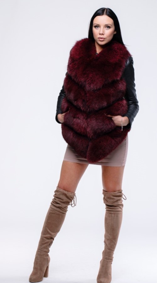 Dámske kožušinové kabáty s vyčinenými koženými koženými bundami surové ovčej kože veľkoobchodné s Poľskom